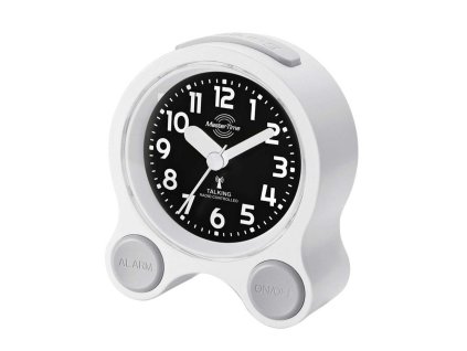 Master Time MTC-71030-12W Talking Radio Alarm Clock