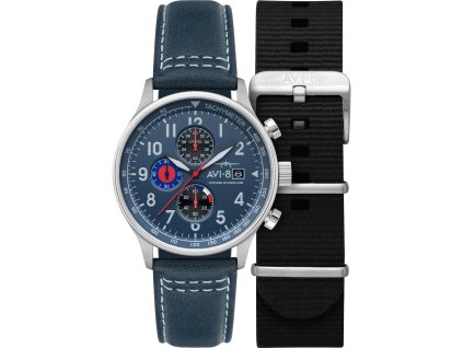 AVI-8 AV-4011-1A Hawker Hurricane Chronograph 43 mm 5ATM
