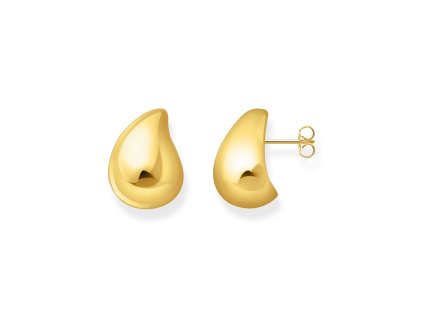 Thomas Sabo H2299-413-39 Bold - Gold-plated Drop Ear Studs 22,0 mm