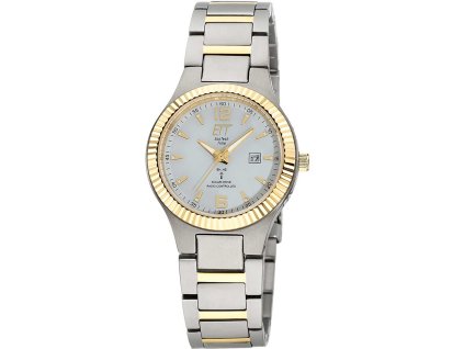 ETT Eco Tech Time ELT-11672-12M Solar Radio Titanium Everest Lady 32mm 5ATM