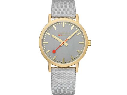 Mondaine A660.30360.80SBU Classic Gray And Gold 40mm 3ATM