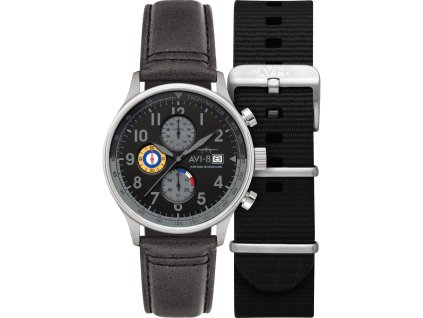 AVI-8 AV-4011-0U Hawker Hurricane Chronograph 43 mm 5ATM