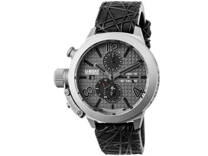 U-Boat 3002 Classico Titanium Grey Automatic Chronograph 45mm 10ATM