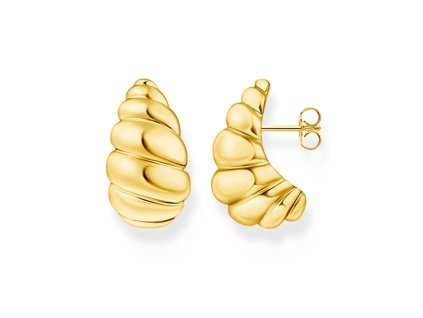 Thomas Sabo H2326-413-39 ear studs organic forms gold plated
