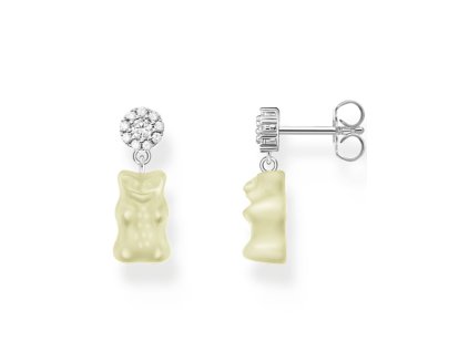 Thomas Sabo H2330-052-14 ear studs with white goldbears silver