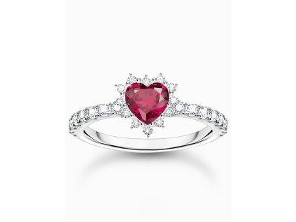 Thomas Sabo TR2484-013-10-56 prstýnek romance silver