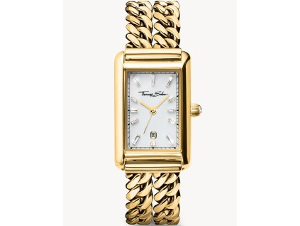 Thomas Sabo WA0429-291-207 Rectangular Gold-Colored 22mm 3ATM