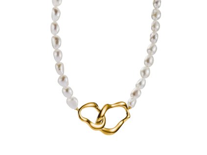 Thomas Sabo KE2321-430-14-L50V Pearl Necklace Natural Beauty Gold-Plated