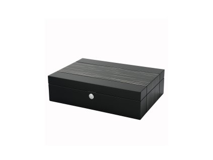 Paul Design 20007 Gentlemen box na hodinky a šperky Black Shadow