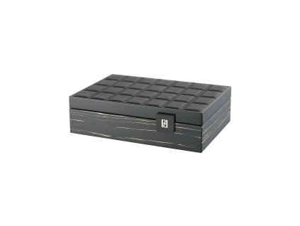 Paul Design 20111 Collector box na hodinky a šperky Black Shadow