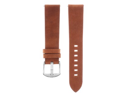 Remienok RB.13222 (22 mm) - hnědý/červený, Červená || Hnědá