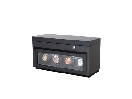 Paul Design 20055 Watch Winder Gentlemen 4+6 Black Apricot