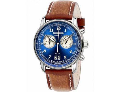 zeppelin 8684 3 graf zeppelin lz127 big date chronograph herrenuhr 002