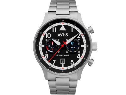 AVI-8 AV-4088-11 Carey Dual Time 44mm