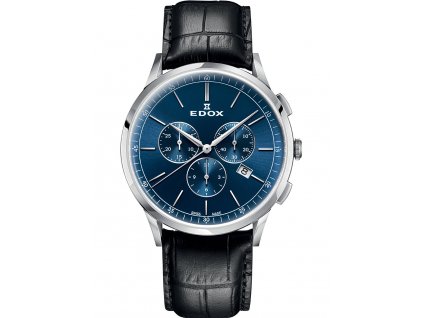 Edox 10236-3C-BUIN Les Vauberts Chronograph 42mm