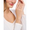 Thomas Sabo A2157-051-9-L19V Silver náramek s růžovým zirkonem heart