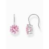 Thomas Sabo H2287-051-9 Silver dangle earrings with pink cubic zirconia