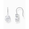 Thomas Sabo H2290-051-14 Silver dangle earrings with white cubic zirconia