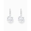 Thomas Sabo H2287-051-14 Silver dangle earrings with white cubic zirconia
