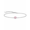 Thomas Sabo A2156-051-9-L19V náramek s růžovým zirkonem 16-19 cm