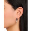 Thomas Sabo CR749-643-14 Silver Creolen With bown Pendant