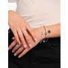 Thomas Sabo A2173-167-11-L19V Silver náramek With Black Cross Romance