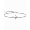 Thomas Sabo A2173-167-14-L19V Silver náramek With White Cross Romance