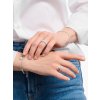 Thomas Sabo TR2477-051-14-56 Silver Halo-prstýnek in Heart Shape with white Zirconia
