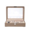 rothenschild watch box rs 3420 8 ta tan front open 1