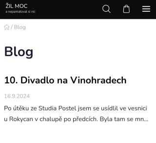 Jubilejní desátej blog online ŽIL MOC CÉ ZET