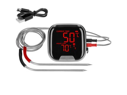 termometr kuchenny z bluetooth 2 sondy