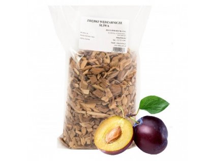Štěpky na uzení švestka 1kg frakce 10