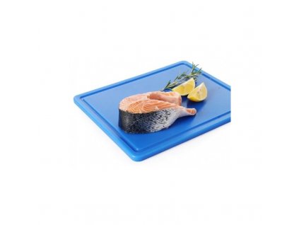 Prkénko na krájení ryb HACCP 32x53x1,5 cm modré
