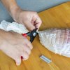 Kleště na uzavření uzenin + 60 sponek