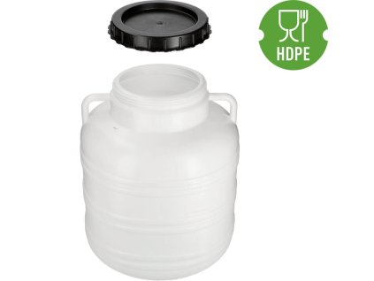 933 sud na kvaseni zeleniny s uchyty 40 l bily