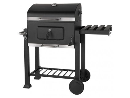 579 zahradni gril obdelnikovy s vikem a odkladaci polickou