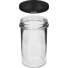 sloik prosty 545 ml o82 z czarna zakretka 6 szt (1)
