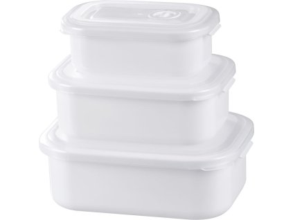Dóza MagicHome Lunchbox set MB41, sada 3 ks, 700/1300/2100 ml, obdĺžniková, otvárateľné veko