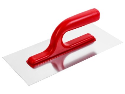 Hladítko Strend Pro Premium, REDhand, plast. rúčka, 270x130 mm, rovné, 0,7 mm, nerez