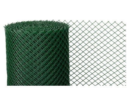 Pletivo ECONOMY 6, 1000/20x20 mm, 45° štvorcový vzor, 300g/m2, zelené, celoplastové, bal. 25 m