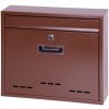 Schránka FLATBLOCK 310x360x90 mm, poštová, hnedá