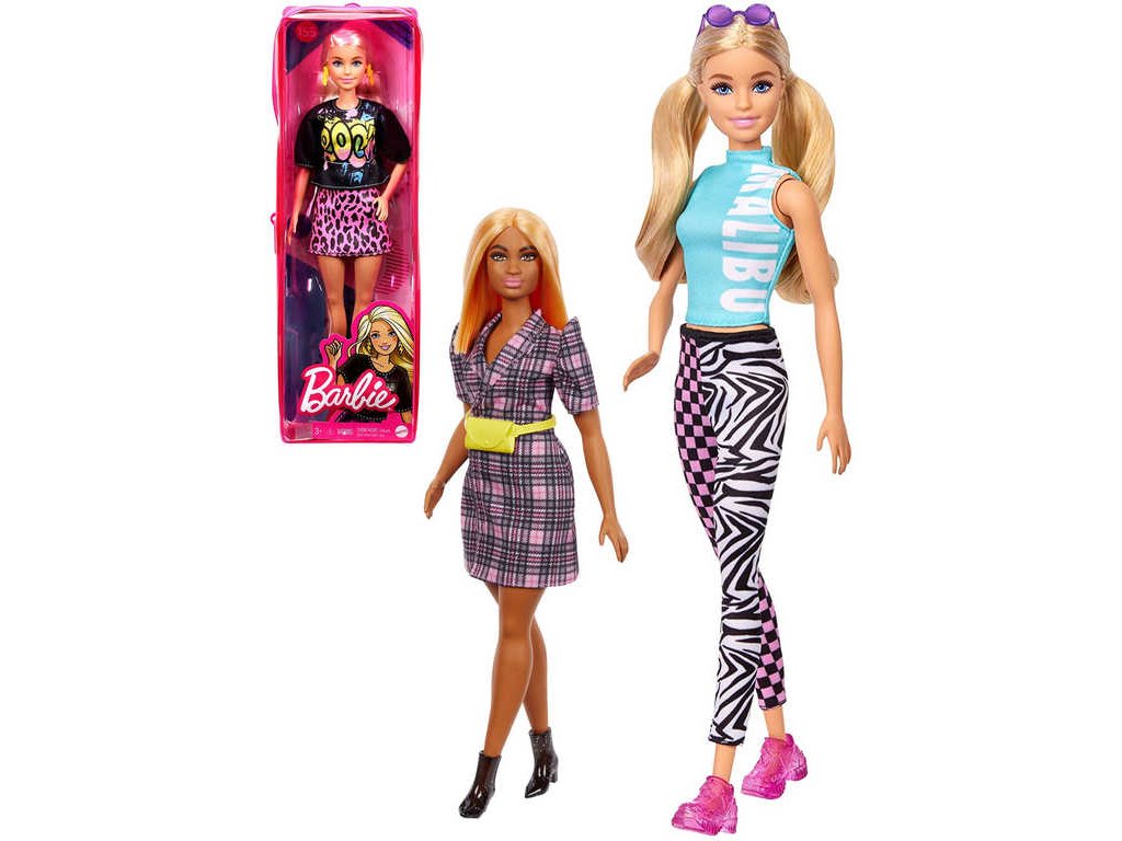 MATTEL BRB Panenka Barbie Fashionistas modelka 6 druhů v krabičce - Dětský  obchůdek Žirafa