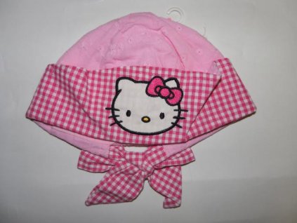 Dívčí šátek na hlavu Hello Kitty růžová 2023