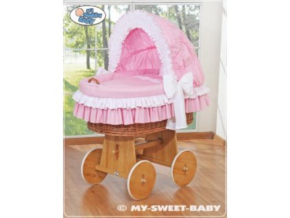 Luxusní proutěný koš na miminko s kompletní výbavou My Sweet Baby > varianta 58962-119 2022