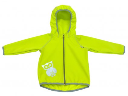 Kojenecká softshell bunda Fantom BUN 1303 - zelenožlutá 2020
