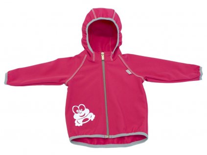 Kojenecká softshell bunda Fantom BUN 1302 - korálová 2020