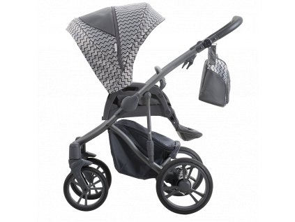 Kombinovaný kočárek Bebetto Bresso Grey 25 2021