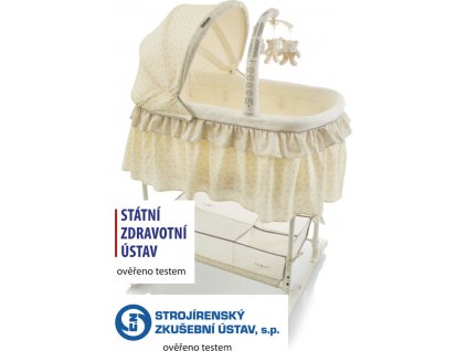 Dětská kolébka Babypoint Kolébka Regina yellow 2020