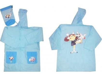 Pláštěnka Káťa a Škubánek, Pidilidi, PL0025-04, modrá (Velikost 116, SizeAge 6let)