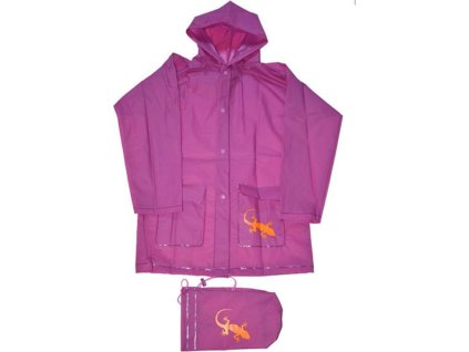 pláštěnka Salamander+pytlik, Pidilidi, PL0045-03, růžová